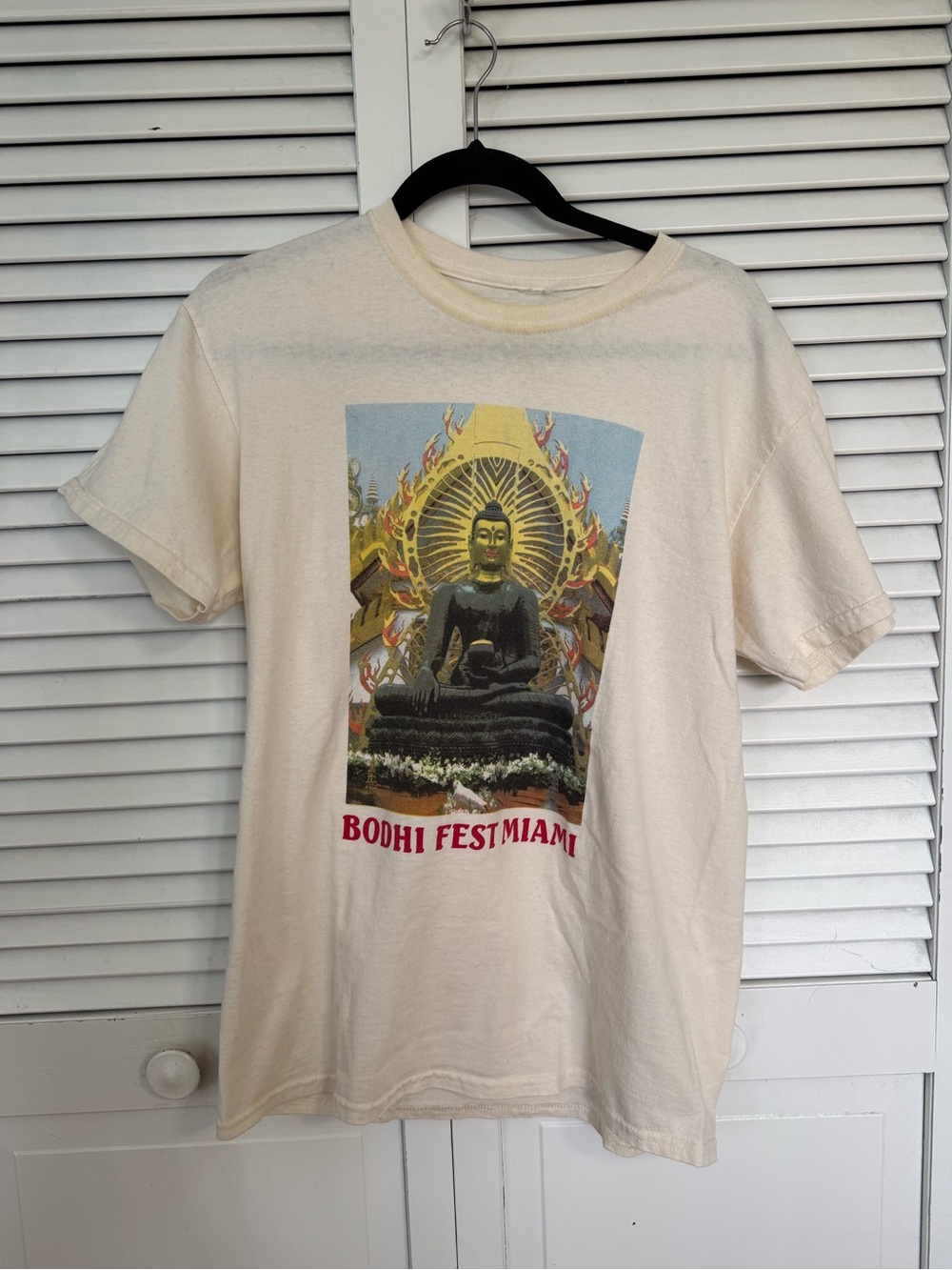 Bodhi Fest Miami Cream Graphic Tee - Unbranded